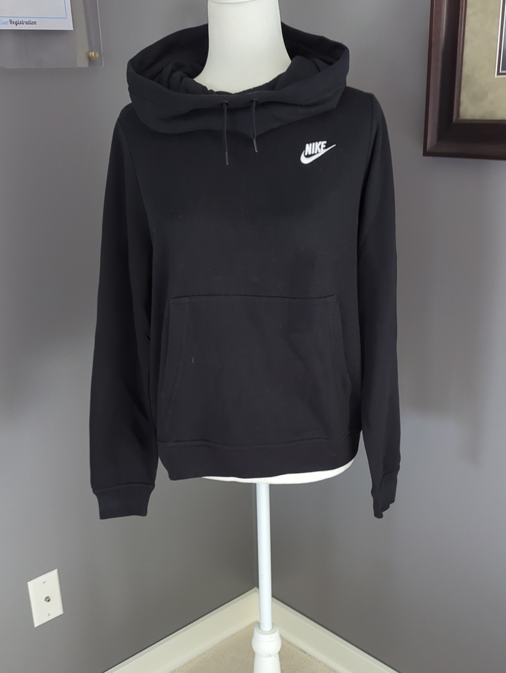 Nike Black Women's Cowl Neck Pullover Sweatshirt